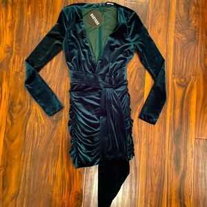 NWT Babyboo Velvet Evening Dress